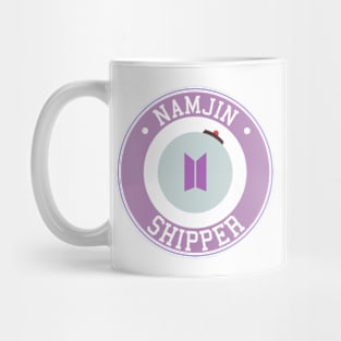 BTS Namjin namjoon seokjin shipper logo emblem typography Mug